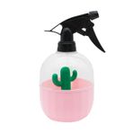 Andiker Su püskürtme şişesi, 500 ml dekoratif sulama kabı, iç mekan bitkileri için, plastik Mister sprey şişesi, ayarlanabilir nozullu, 2 yollu sprey şişesi, bitkiler için bahçe için (pembe)