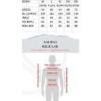 Andino Regular Lacivert Düz Erkek Gömlek Likralı Esnek Kumaş AR052012-22 - XL