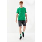 Andmen Active Boykot Baskılı Bisiklet Yaka Regular Fit Tişört Benetton Yeşili - XL