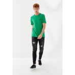 Andmen Göğüs Andmen Sırtı M+Rc Noir Baskılı Bisiklet Yaka Regular Fit Tişört Benetton Yeşili - XL