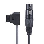 Andoer D4261 D-Tap Erkek - XLR 4-Pin Dişi Adaptör Güç Kaynağı Kablosu
