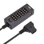 Andoer D9817 D-Tap B Tipi Soket D-tap Erkek 8 Portlu Güç Kablosu