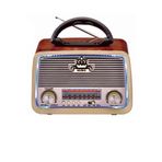 Andone Bluetooth’lu Ledli Nostaljik Görünümlü Müzik Kutusu Usb Sd Kart Radyo Mp3 Çalar And-301