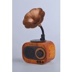 Andone Bluetoothlu Nostaljik Gramofon Görünümlü Müzik Kutusu Usb Radyo Mp3 Çalar