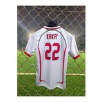 andraem Efsane Kaka Leite 22 Efsane Milan Retro Futbol Forması (Beyaz)