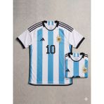 Andream Arjantin Messi Milli Takım 2024/25 Sezon Mavi Futbol Forması Üst Takım - 2XL