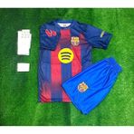 Andream Barcelona Lamine Yamal 2024/2025 Yeni Sezon Futbol Çocuk Forması 3’lü Set - Bordo-Mavi - 13 - 14 Yaş