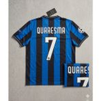 Andream Quaresma 7 Inter Milan Şampiyonluk Futbol Forması Unisex - XL - Lacivert