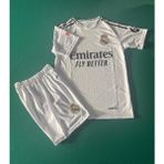 Andream Real Madri'd Bellingham 2025 Sezon Futbol Çocuk Forması 2'li Set Forma + Short - 5 - 6 Yaş - Beyaz