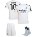 Andream Real Madri'd Mbappe 2026 Yeni Sezon 3'lü Set Çorap Hediyeli Beyaz Çocuk Forması