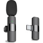 Android Bilgisayar için Profesyonel Kablosuz Yaka Yaka Mikrofonu - Kablosuz Yönlü Kondenser Kayıt Mikrofonu USB C Arayüzü ile Röportaj Video Podcast Vlog YouTube