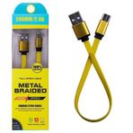 Android Micro 2a 20mm Kısa Yumuşak Dokulu Renkli Usb Kablo-(5775)