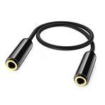 ANDTOBO Aux Konektörü, 3,5 mm TRRS Dişiden Dişi Stereo Bağlayıcı Fiş Adaptörü - 3,3 Ft/40 inç