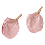 Andy Wawa AC23070 Pink Floral 100 Organic Cotton Prematüre Eldiven