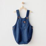 Andy Wawa Bebek Romper Casual Indigo Tulum AC25931 - Mavi