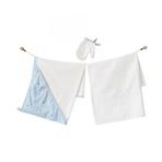 Andywawa AC21611RPT1 Seaside Life 3'lü Beyaz Banyo Havlu Seti