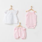 Andywawa AC21795R Milly Ballet 3'lü Bebek Takımı