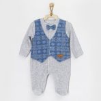 Andywawa AC22146RP Velvet Little Bebek Tulumu