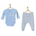 Andywawa Ac22320rp Tiny Bear & Friends 2'li Mavi Bebe Takım