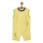 Andywawa Ac22527 Cute Curocodile Ramper Sarı Bebek Tulum