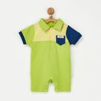 Andywawa AC22528 Yeşil Curocodile Bebek Tulumu