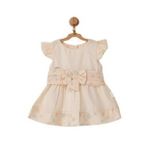 Andywawa AC22653 Pompom Vanilla Cream Bebek Elbise