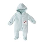 Andywawa AC23090 Mint Erkek Bebek Kapüşonlu Patikli Tulum