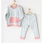 Andywawa AC23394 Mint Kız Çocuk 2'li Pijama Takımı