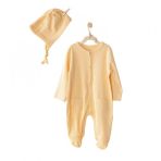 Andywawa AC23651 Sarı Bebek Tulumu