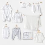 Andywawa AC24721 Newborn Wawa Boys 10 Parça Bebek Hastane Çıkışı