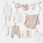 Andywawa AC25061 Newborn Happy Everyday 10 Parça Bebek Hastane Çıkışı