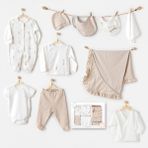 Andywawa AC25061 Newborn Happy Everyday 10 Parça Bebek Hastane Çıkışı