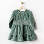 Andywawa AC25136 Dress Velvet Cute Bear Friends Bebek Elbise
