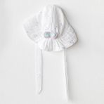 Andywawa AC25580 Magical Butterfly Müslin Bebek Şapka White Renk: White, Beden: 12-18 Ay