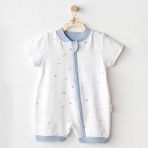 Andywawa AC25605 Ocean Is My Happy Place Bebek Tulum White - 6 - 9 Ay - Beyaz