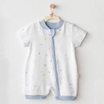 Andywawa AC25605 Ocean Is My Happy Place Bebek Tulum White - Çok Renkli - 6 - 9 Ay