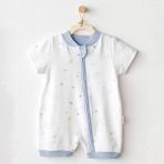 Andywawa AC25605 Ocean Is My Happy Place Bebek Tulum White - Çok Renkli - 9 - 12 Ay