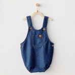 Andywawa Ac25931 Romper Casual Bebek Tulum İndigo