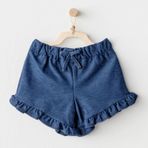 Andywawa Ac25938 Casual Bebek Şort İndigo