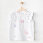Andywawa AC25969 Casual Bebek Tshırt White White 18-24 Ay