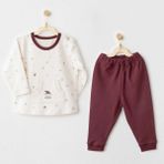 Andywawa AC26184 My 1 St Wardrobe 2'li Takım Burgundy - Bordo