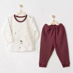 Andywawa Ac26184 My 1 St Wardrobe 2'Li Takım Burgundy