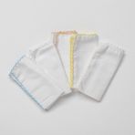 Andywawa Basic 5'li Bebek Ağız Mendili 25X25 cm AC24447 - Yenidoğan - Mavi