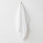 Andywawa Battaniye Müslin Baby Home 120x90cm Beyaz