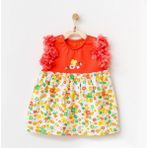 Andywawa Bebek Elbise Dress Hello Sunshıne - 9 - 12 Ay - Pembe