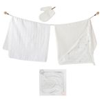Andywawa Bebek Havlu Takım 80X80 Cm Ac25368 Ekru