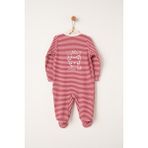 Andywawa Bebek Tulum Romper Bamboo AC26351 - Kırmızı - 1 - 3 Ay