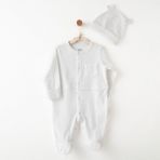 Andywawa Bebek Tulum Takım AC26755 - Beyaz - Yenidoğan