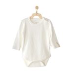 Andywawa Ecru AC23654 Bebek Fitilli Çıtçıtlı Body