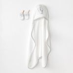 Andywawa Erkek Bebek Havlu Set Towel Set 80X80 cm Muslin Wawa Boys AC24724